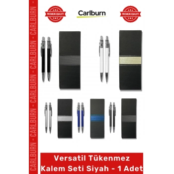 #VersatilKalem Kurumsal Hediye Prestijli Ofis Malzemesi Versatil Tükenmez Kalem Seti Siyah 1 Adet