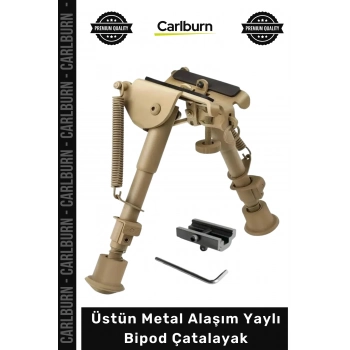 #Bipod Profesyonel Atış Destek Aparatı Ayarlanabilir Üstün Metal Alaşım Yaylı Bipod Çatalayak