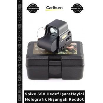 #Nişangah Profesyonel Taktik Optik Spike 558 Hedef İşaretleyici Holografik Nişangâh Reddot Siyah
