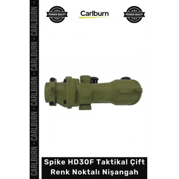#Nişangah Reddot Avcılık Tüfek Dürbün Airsoft Ray Spike HD30F Taktikal Çift Renk Noktalı Nişangah