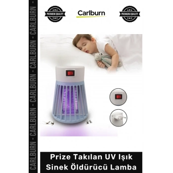 #SinekÖldürücü Sessiz Ekonomik Güçlü Haşere Böcek Kovucu Prize Takılan UV Işık Sinek Öldürücü Lamba 1W