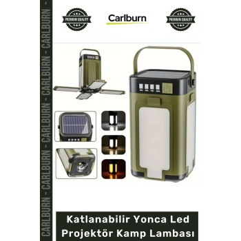 #KampLambası Şarjlı Outdoor Güçlü Portatif Aydınlatma Katlanabilir Yonca Led Projektör Kamp Lambası