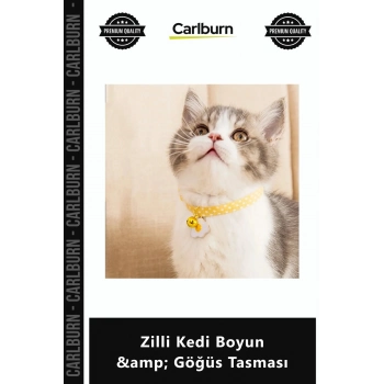 #Tasma Ayarlanabilir Renkli Konforlu Dayanıklı Şık Aksesuar Zilli Kedi Boyun Göğüs Tasması