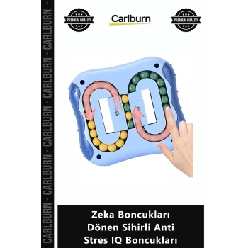 Özel Üretim Magic Bean Eğitici Renkli Bulmaca Zeka Boncukları Dönen Sihirli Anti Stres IQ Boncukları