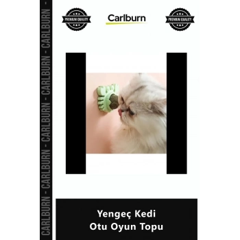 #Petshop Yapışkanlı Doğal Nane Etkili Diş Temizleme Özellikli Sağlıklı Yengeç Kedi Otu Oyun Topu