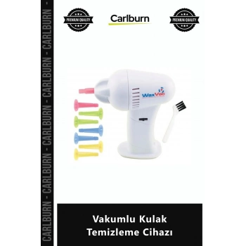 Özel Üretim Wax Vac Hijyenik Silikon Başlıklı Pilli Pratik Hassas Vakumlu Kulak Temizleme Cihazı