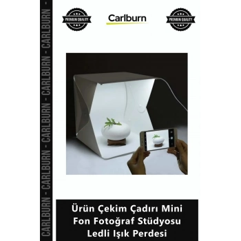 Özel Üretim Taşınabilir Katlanır Ürün Çekim Çadırı Mini Fon Fotoğraf Stüdyosu Ledli Işık Perdesi