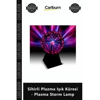 Özel Üretim Dekoratif Gece Lambası Statik Elektrik Sihirli Plazma Işık Küresi Plasma Storm Lamp