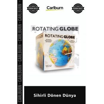 Özel Üretim Işıklı Otomatik Rotasyonlu Masaüstü Dekoratif Eğitim Hediyesi Büyük Boy Sihirli Dönen Dü
