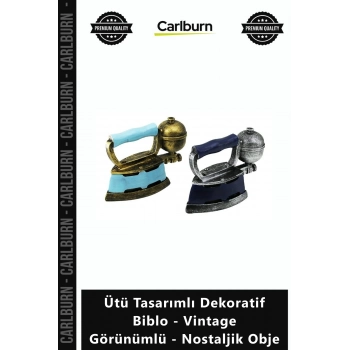 Özel Üretim Retro Antika Masa Üstü Ütü Tasarımlı Dekoratif Biblo Vintage Görünümlü Nostaljik Obje