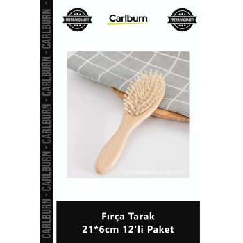 Özel Üretim Kaliteli Profesyonel Berber Kuaför Salonu Ergonomik Şık Fırça Tarak 216cm 12li Paket