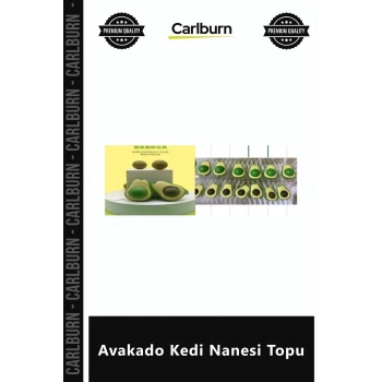 Özel Üretim Kendinden Yapışkanlı Dönen Duvar Tipi Isırılabilir Bitkisel Avakado Kedi Nanesi Topu
