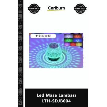 Özel Üretim 16 Renk Uzaktan Kumandalı Şarjlı USB Kablolu Dekoratif Şık Led Masa Lambası LTHSDJB004