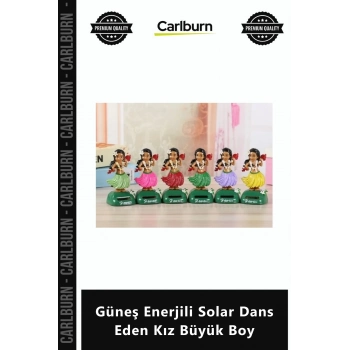Özel Üretim Dekoratif Araç İçi Torpido Üstü Süsü Figür Güneş Enerjili Solar Dans Eden Kız Büyük Boy