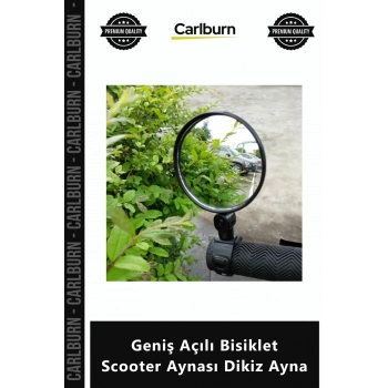 Özel Üretim Universal Portatif Ayarlanabilir Güvenli Geniş Açılı Bisiklet Scooter Aynası Dikiz Ayna