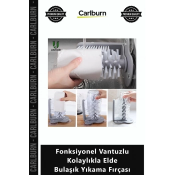 Özel Üretim Mutfak Lavabo Bardak Temizleme Fonksiyonel Vantuzlu Kolaylıkla Elde Bulaşık Yıkama Fırça