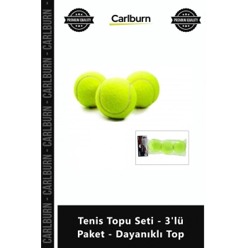 Özel Üretim Profesyonel Kort Antrenman Kauçuk Kaliteli Tenis Topu Seti 3lü Paket Dayanıklı Top