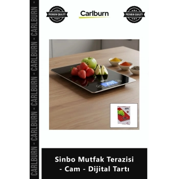 Özel Üretim Hassas 5kg Kapasite Elektronik Tartım Sinbo Mutfak Terazisi Cam Dijital Tartı