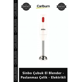 Özel Üretim Mutfak Metal Hızlı Karıştırıcı Sinbo Çubuk El Blender Paslanmaz Çelik Elektrikli