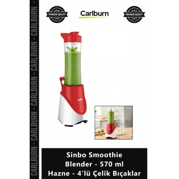 Özel Üretim şisel Güçlü Karıştırıcı Sinbo Smoothie Blender 570 ml Hazne 4lü Çelik Bıçaklar