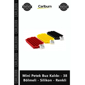 Özel Üretim Esnek Pratik Sağlıklı Mutfak Buzluk Mini Petek Buz Kalıbı 38 Bölmeli Silikon Renkli