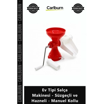 Özel Üretim Domates Biber Sos Püre Alet Ev Tipi Salça Makinesi Süzgeçli Hazneli Manuel Kollu