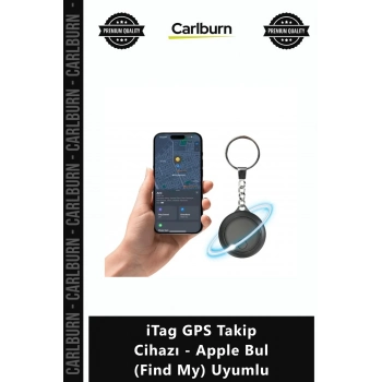 Özel Üretim Siyah Akıllı Anahtarlık Cüzdan Takibi iTag GPS Takip Cihazı Apple Bul Find My Uyumlu