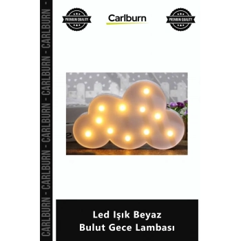 Özel Üretim Dekoratif Gün Işığı Pilli Duvar Dekoru Bebek Odası Led Işık Beyaz Bulut Gece Lambası
