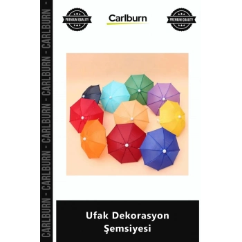 Özel Üretim Renkli Karışık Desenli Mini Dekoratif Süsleme Hediyelik Balkon Ufak Dekorasyon Şemsiyesi