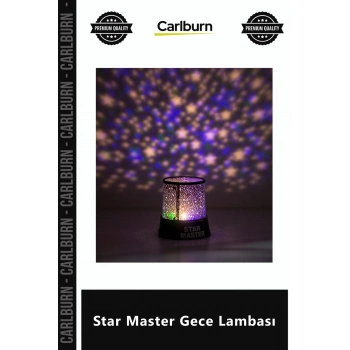 Özel Üretim Yıldızlı Gökyüzü Projeksiyonlu Dekoratif Çocuk Odası USB Pilli Star Master Gece Lambası