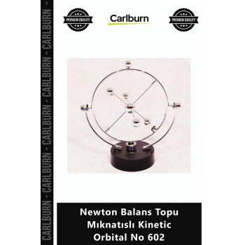 Özel Üretim Dekoratif Hareketli Masaüstü Ofis Newton Balans Topu Mıknatıslı Kinetic Orbital No 602