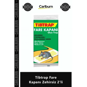 Özel Üretim Güçlü Yapışkanlı Profesyonel Fare Yapıştırıcı Levha Tibtrap Fare Kapanı Zehirsiz 2li