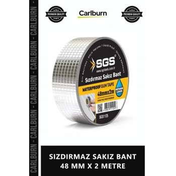 Özel Üretim Butil Mastik Yüksek Yapışkanlı Su Yalıtım Tamir SIZDIRMAZ SAKIZ BANT 48 MM X 2 METRE