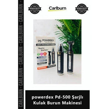Özel Üretim ğişebilir Başlıklı Hassas Tıraş Ense Favori powerdex Pd500 Şarjlı Kulak Burun Makinesi