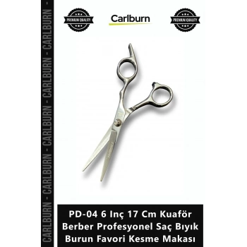 Özel Üretim Çelik PD04 6 Inç 17 Cm Kuaför Berber Profesyonel Saç Bıyık Burun Favori Kesme Makası