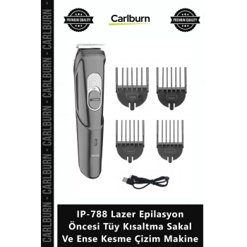 Özel Üretim Hassas Tıraş IP788 Lazer Epilasyon Öncesi Tüy Kısaltma Sakal Ense Kesme Çizim Makine