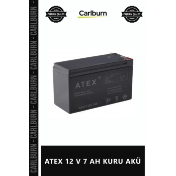 Özel Üretim Yüksek Performanslı Uzun Ömürlü Dayanıklı VRLA Bakımsız Tip ATEX 12 V 7 AH KURU AKÜ