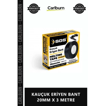 Özel Üretim Su Geçirmez İzolasyon Yalıtım Sızdırmazlık Elektrik KAUÇUK ERİYEN BANT 20MM X 3 METRE