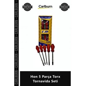 Özel Üretim Profesyonel Dayanıklı Çelik T15 T20 T25 T30 T40 Takım Hon 5 Parça Torx Tornavida Seti
