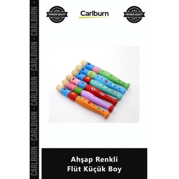 Özel Üretim Eğitici Çocuk Müzik Aleti Çiçekli Kaliteli Sağlıklı Dayanıklı Neşeli Ahşap Renkli Flüt K