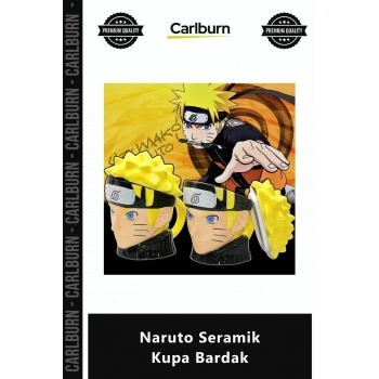 Özel Üretim 3D Tasarım Kaliteli Hediye Koleksiyonluk Ergonomik Şık Tasarımlı Naruto Seramik Kupa Bar