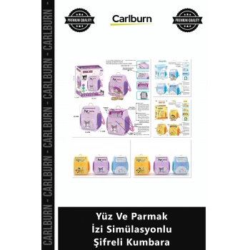 Özel Üretim Güvenli Elektronik Kasa Kumbara Hediye Yüz Parmak İzi Simülasyonlu Şifreli Kumbara