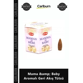 Özel Üretim Rahatlatıcı Doğal Esanslı 40 Adet Bebek Odası Meditasyon Mama Baby Aromalı Geri Akış Tüt