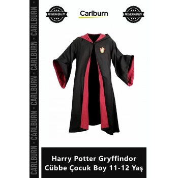 Özel Üretim Kaliteli Hogwarts Büyücü Kostümü Harry Potter Gryffindor Cübbe Çocuk Boy 1112 Yaş