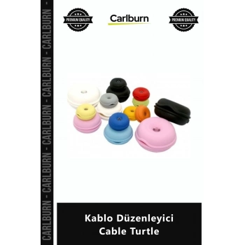 Özel Üretim Dekoratif Masaüstü Organizer Düzenleme Aparatı Pratik Şık Kablo Düzenleyici Cable Turtle