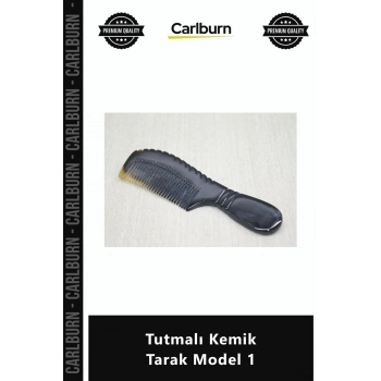 Özel Üretim Doğal Dayanıklı Antistatik Saç Bakım Profesyonel Ergonomik Tutmalı Kemik Tarak Model 1