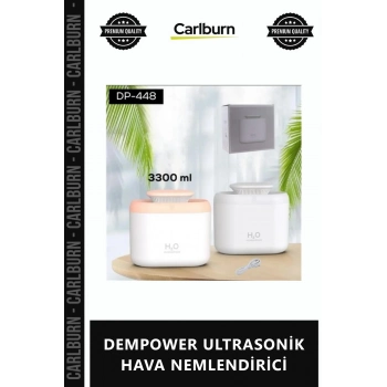 Özel Üretim Sessiz Buhar Makinesi Aroma Difüzörü Led Işıklı DEMPOWER ULTRASONİK HAVA NEMLENDİRİCİ