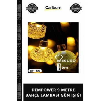 Özel Üretim Şık Dış Mekan Su Geçirmez Dekoratif Aydınlatma DEMPOWER 9 METRE BAHÇE LAMBASI GÜN IŞIĞI