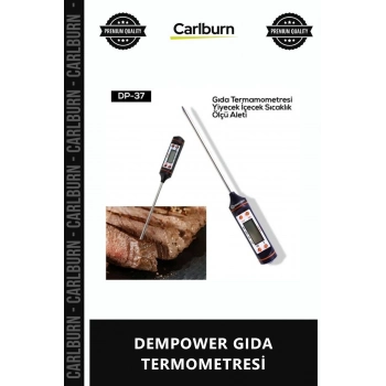 Özel Üretim Dijital Mutfak Yemek Et Süt Sıvı Isı Ölçer Saplama Hassas Isı Probu DEMPOWER GIDA TERMOM