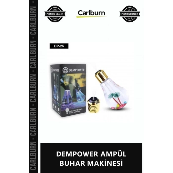 Özel Üretim Hava Nemlendirici Gece Lambası USB Ultrasonik Sessiz Şık DEMPOWER AMPÜL BUHAR MAKİNESİ